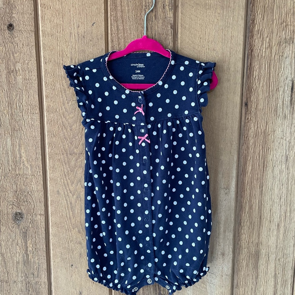 Polka Dot Onesie Romper